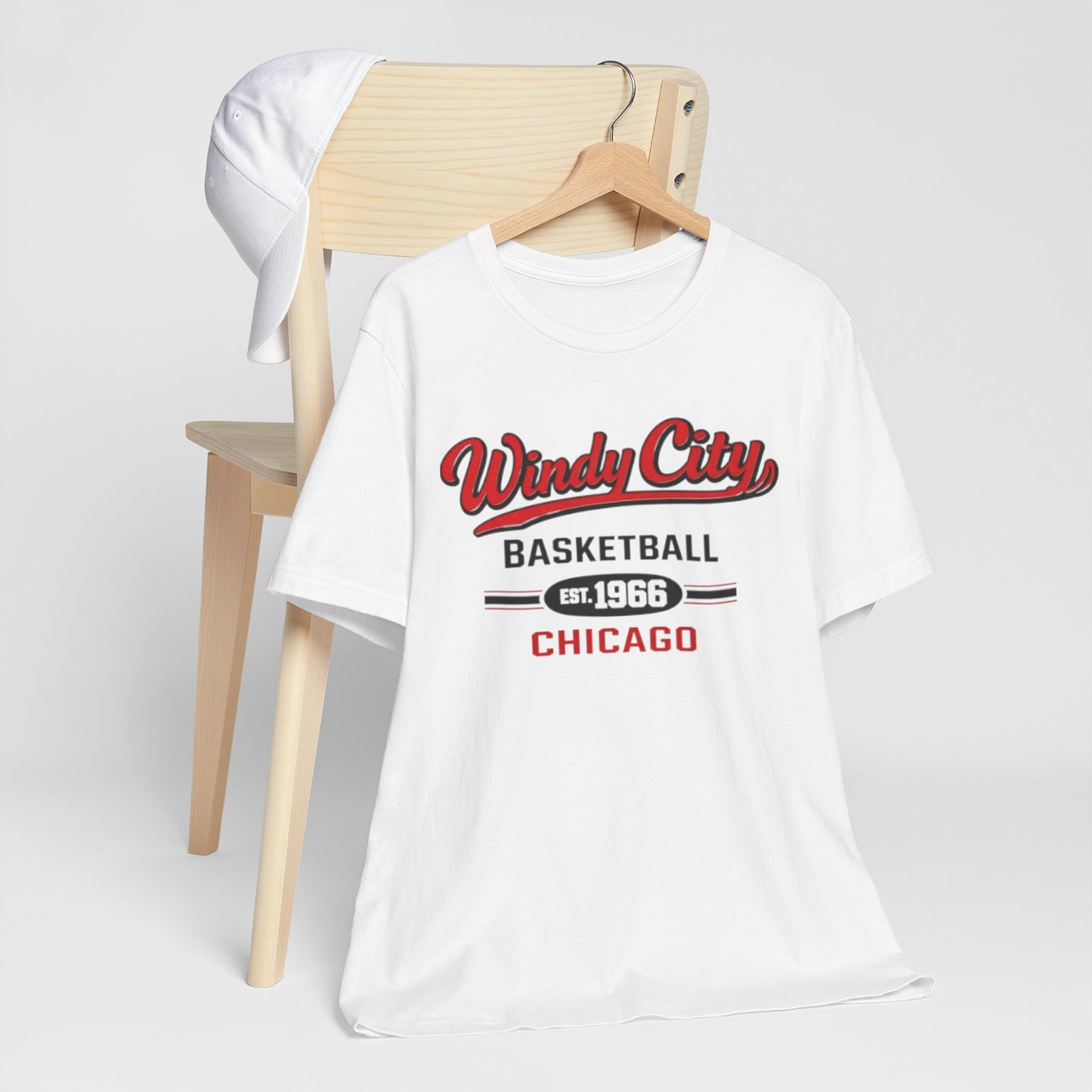 Lavender Windy City Basketball Tee – Chicago Est. 1966 Vintage Sports T-Shirt