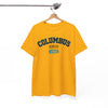 White Smoke Columbus Ohio 1812 Tee — City Graphic T-Shirt