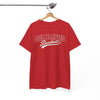 White Smoke Columbus Baseball Tee — Vintage Shirt