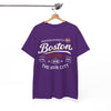 White Smoke Boston Champs T‑Shirt — The Hub City Retro Athletic Tee