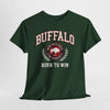 Dark Slate Gray Buffalo city New York Born to Win T-Shirt