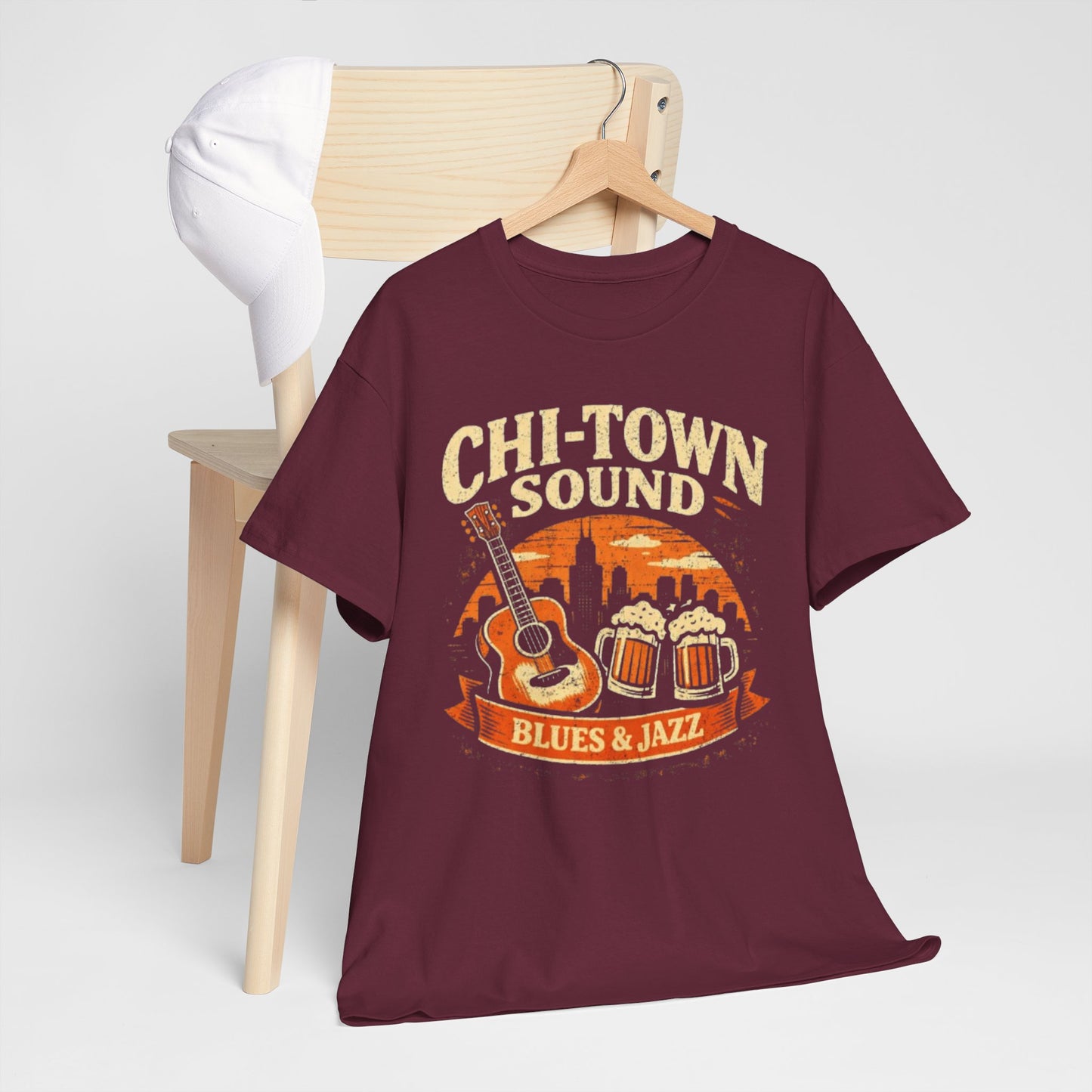 Lavender Chicago’s blues and jazz Chi-Town Sound Blues & Jazz T-Shirt