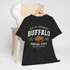Dark Slate Gray Buffalo City of Champions Retro T-Shirt