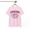 White Smoke Chicago Varsity Athletic T-Shirt — Eastern League Class 1985 Retro Tee