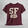 Light Gray San Francisco SF Vintage City T-Shirt – California Local Heritage Streetwear