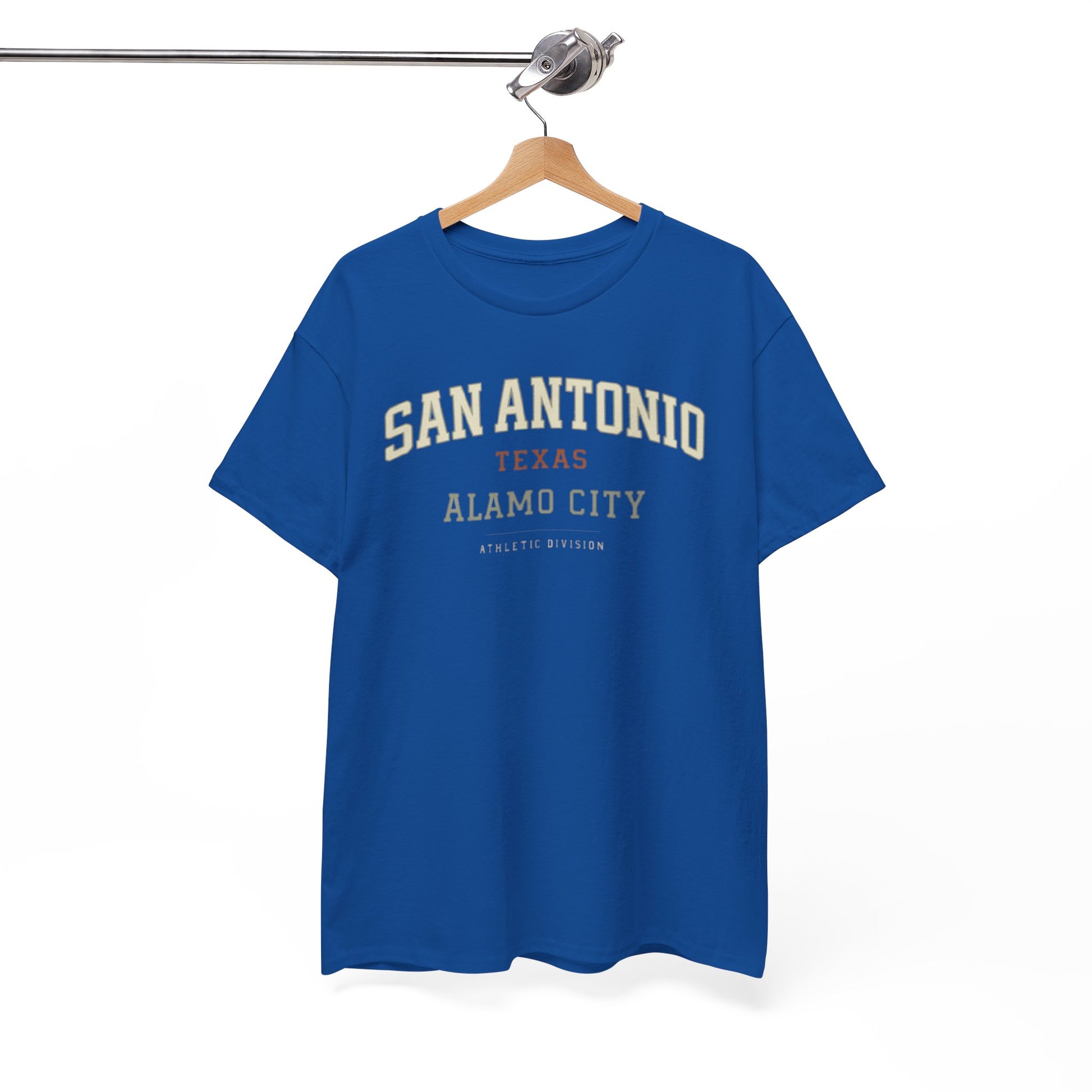 White Smoke San Antonio Texas Alamo City Tee — Vintage Collegiate Graphic T-Shirt