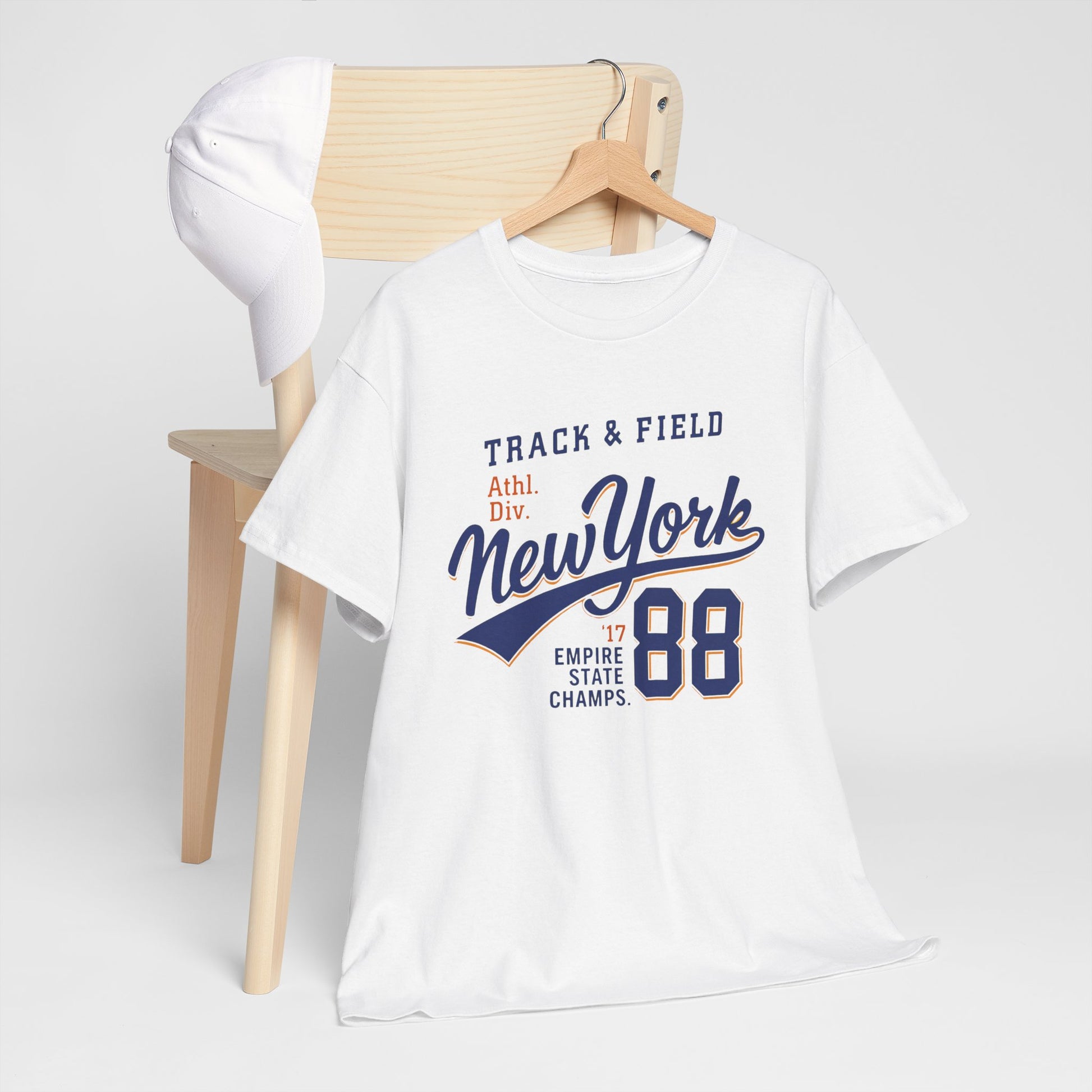 Lavender New York Track & Field 88 T-Shirt vintage sports college style tee