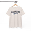 White Smoke San Antonio Texas Retro Script T-Shirt — Vintage City Tee