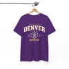 White Smoke Denver Colorado Vintage Tee — EST. 1858 City Sports T-Shirt