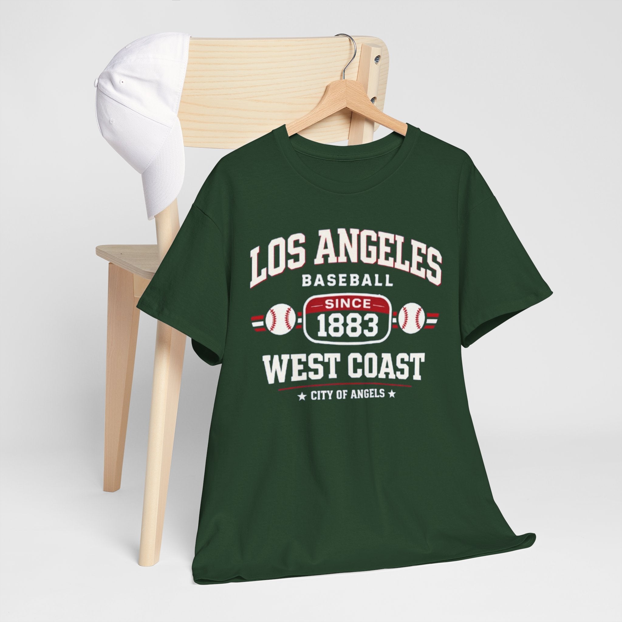 Los Angeles Baseball Tee — West Coast 