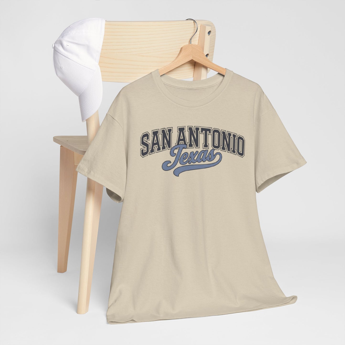 San Antonio Texas Retro Script T-Shirt — Vintage City Tee