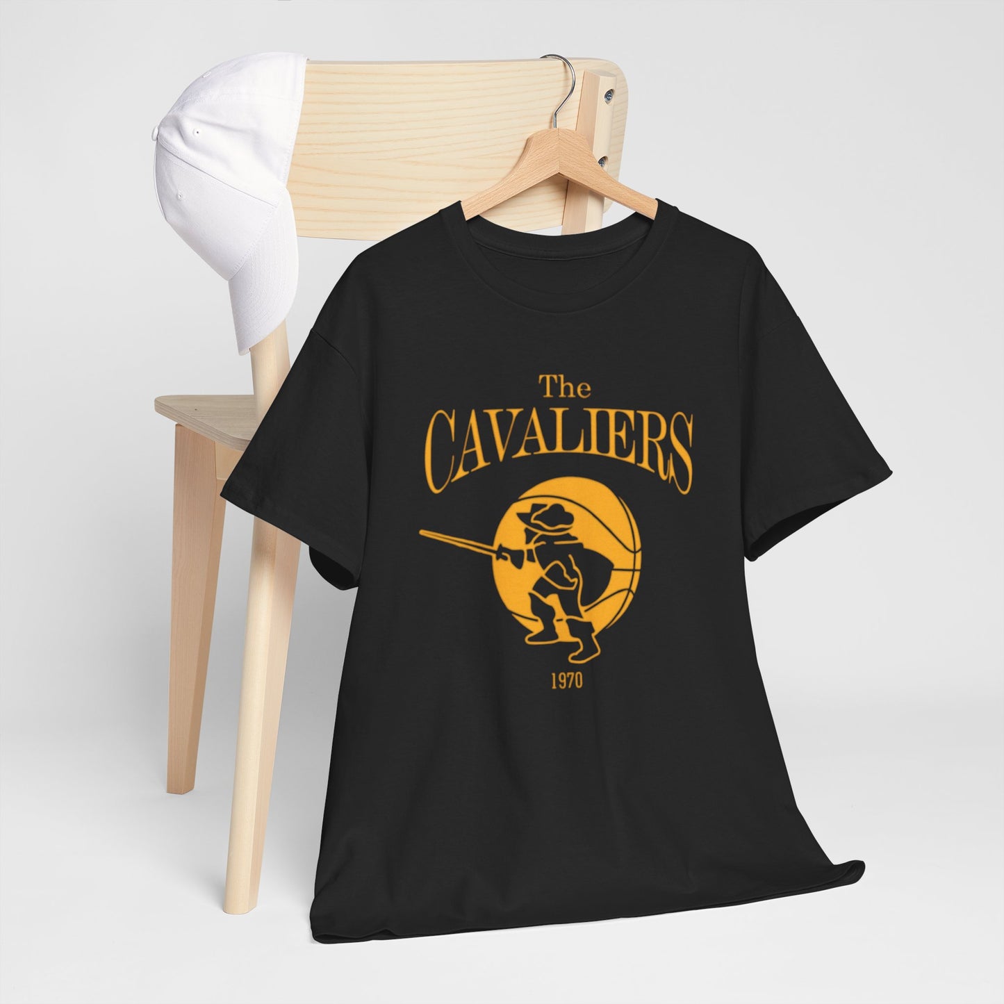 Cavaliers Retro Logo T-Shirt — Vintage 1970 Sports Tee