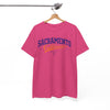 White Smoke Sacramento California Vintage Script T-Shirt — Retro City Tee