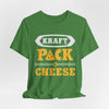 Lavender Pack & Cheese T-Shirt — Kraft Pack Cheese Vintage Deli Graphic Packers football Tee