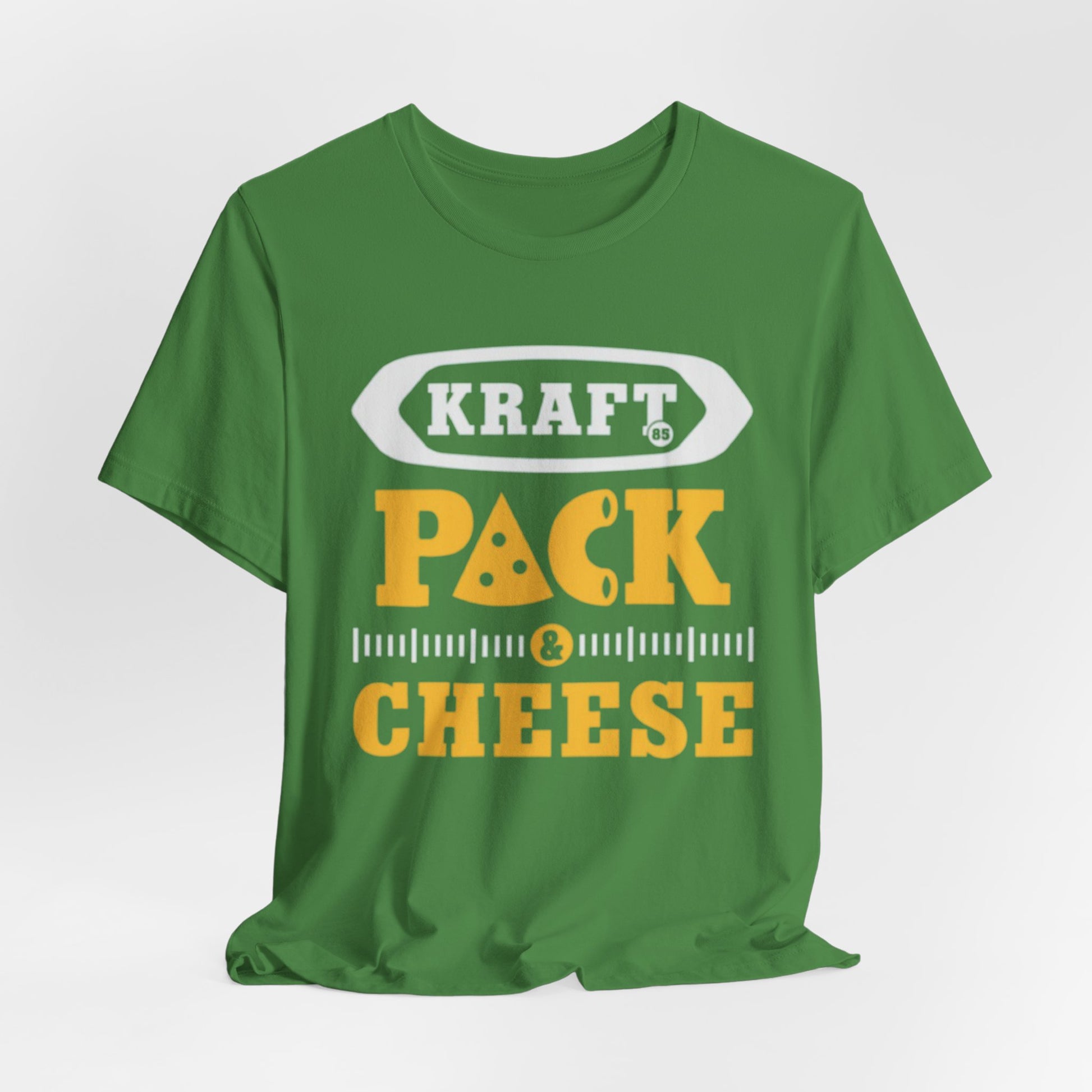 Lavender Pack & Cheese T-Shirt — Kraft Pack Cheese Vintage Deli Graphic Packers football Tee