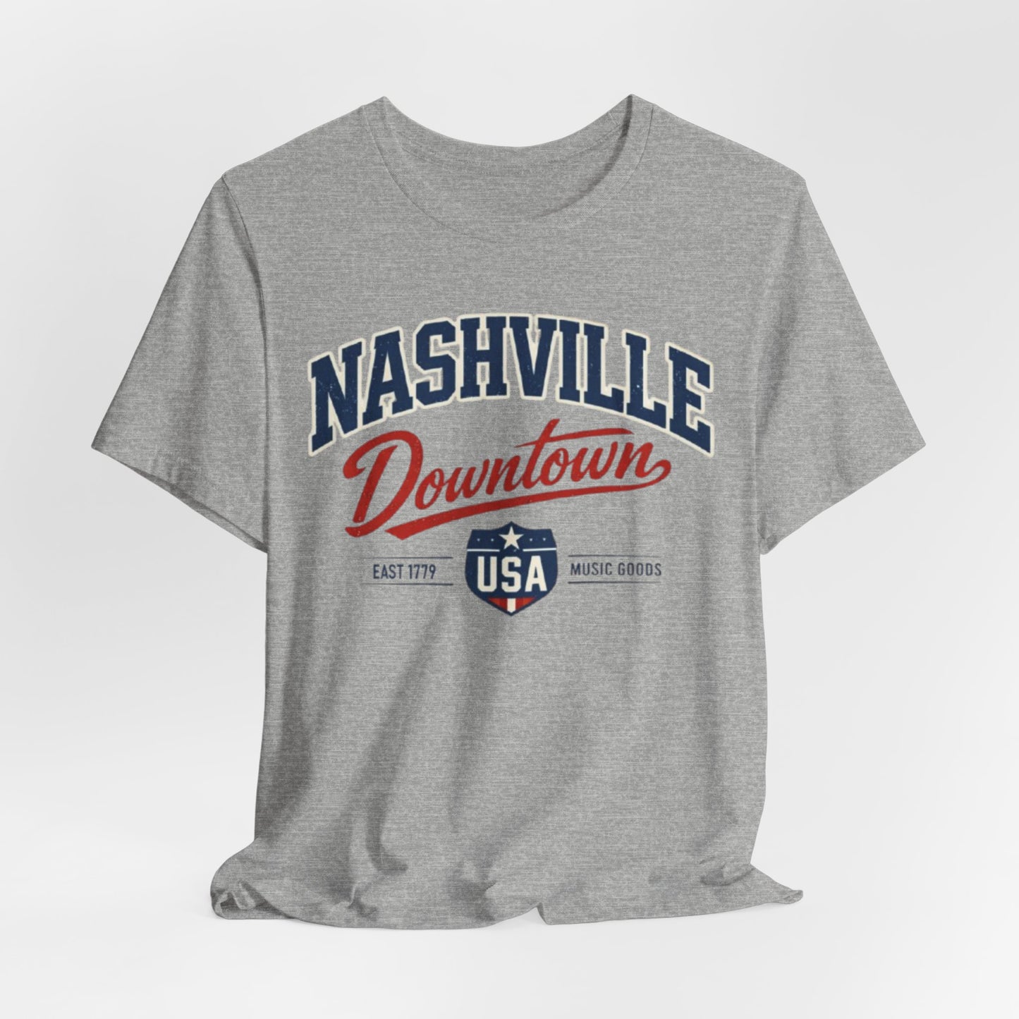 Nashville Downtown Tee — Vintage USA Music City Shirt