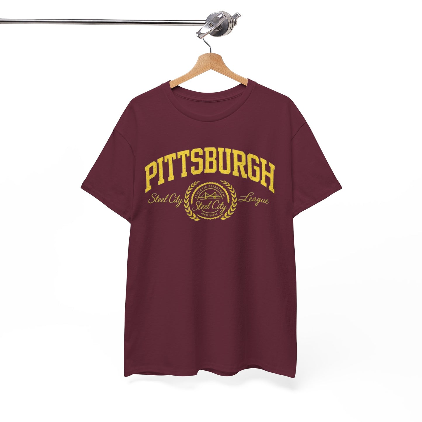Pittsburgh Vintage Seal Tee Retro athletic and varsity layouts T-Shirt