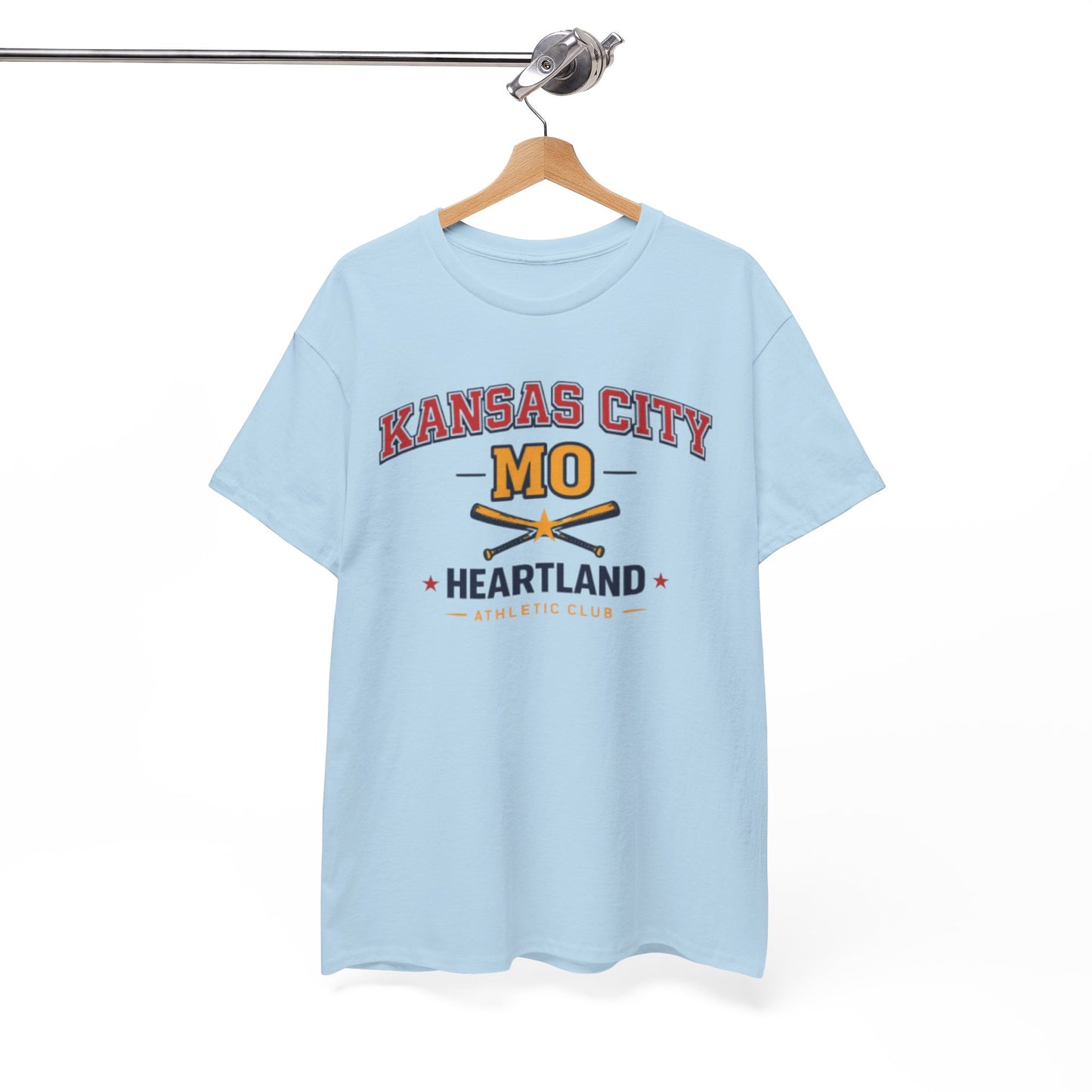 White Smoke Kansas City MO Heartland Baseball Tee