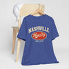 Dark Slate Blue Nashville Music City Tee — Vintage Retro Music Tour T‑Shirt