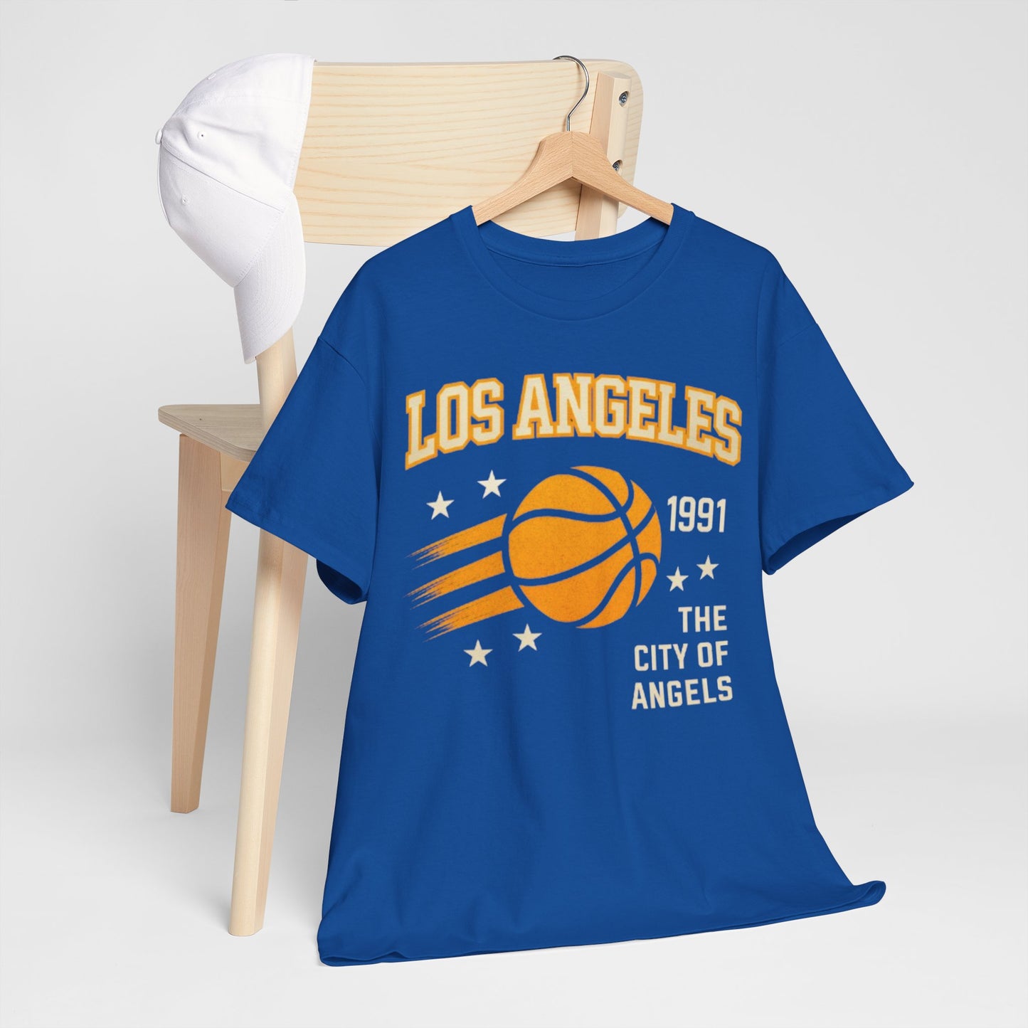 Los Angeles Basketball Tee – "The City of Angels" 1991 Vintage Basketball Shirt