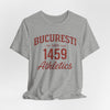 Lavender Tricou Atletism București 1459 stil universitar