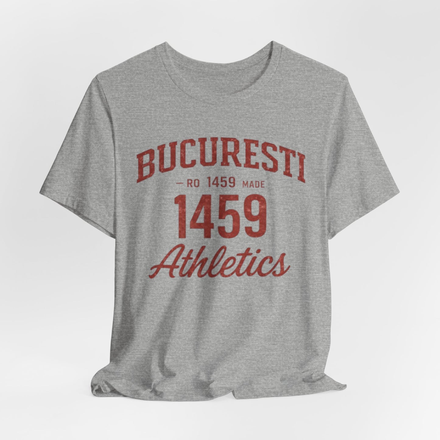 Tricou Atletism București 1459 stil universitar