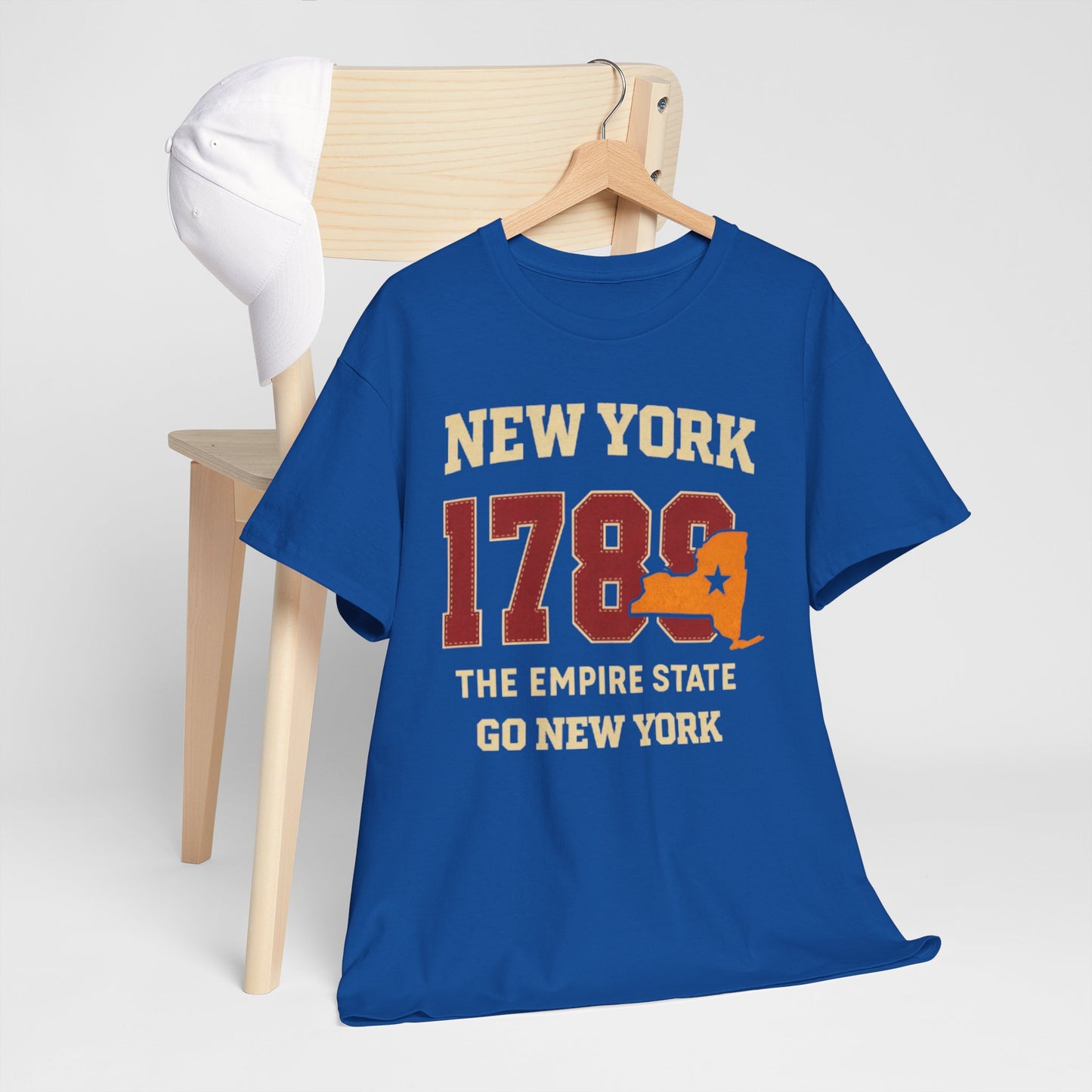 New York 1788 T-Shirt — Empire State Vintage Graphic Tee