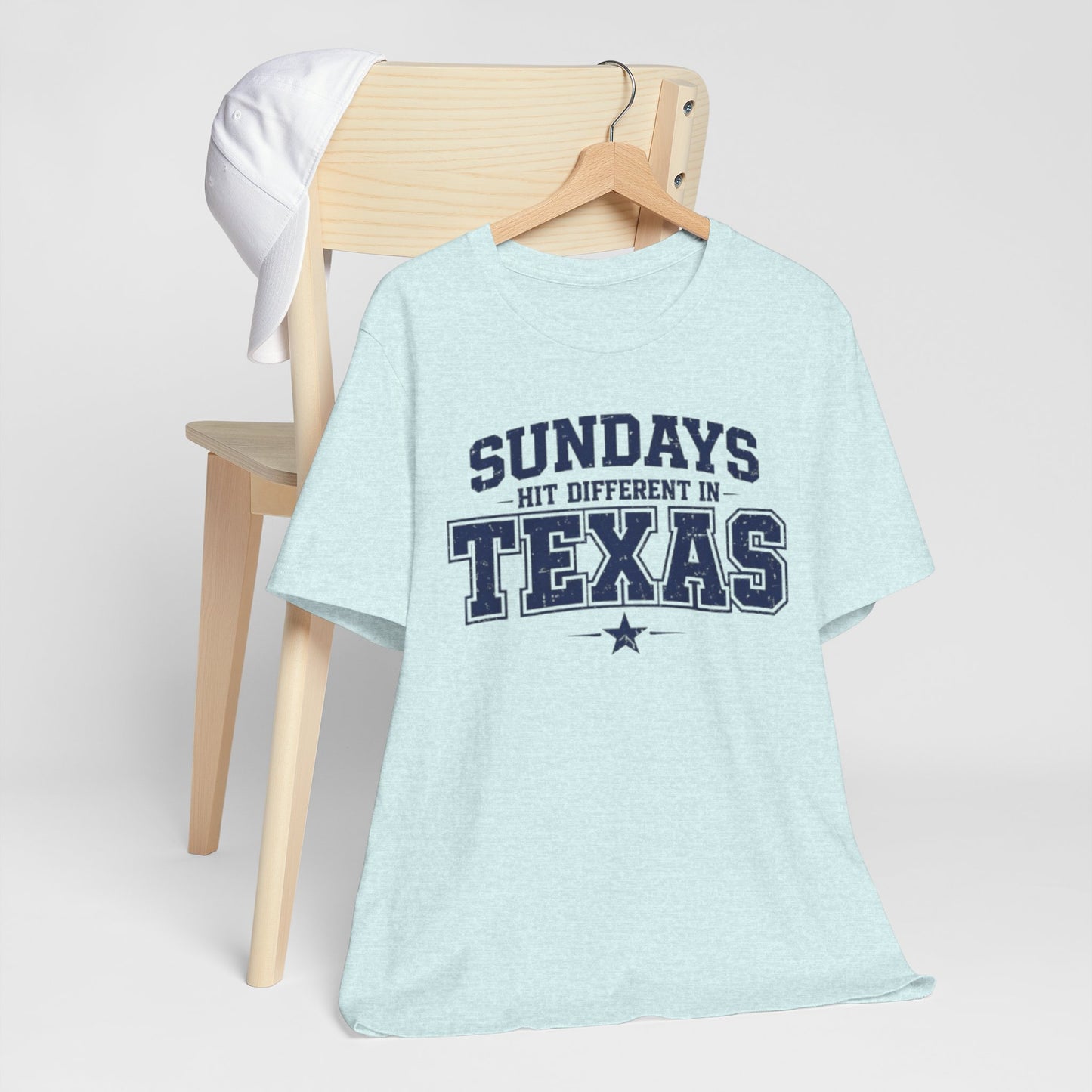 Lavender Texas Football Shirt – Sundays Hit Different in Texas Dallas Game Day T Shirt