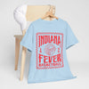 Lavender Indiana Fever Basketball Tee — Retro Red Checkerboard Team Shirt