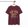 White Smoke New York Legends Baseball T-Shirt — Vintage Heritage Bat & Ball Club Tee