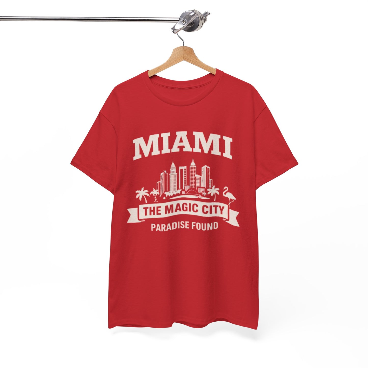 Miami 'The Magic City' Skyline Tee — Paradise Found Souvenir Shirt