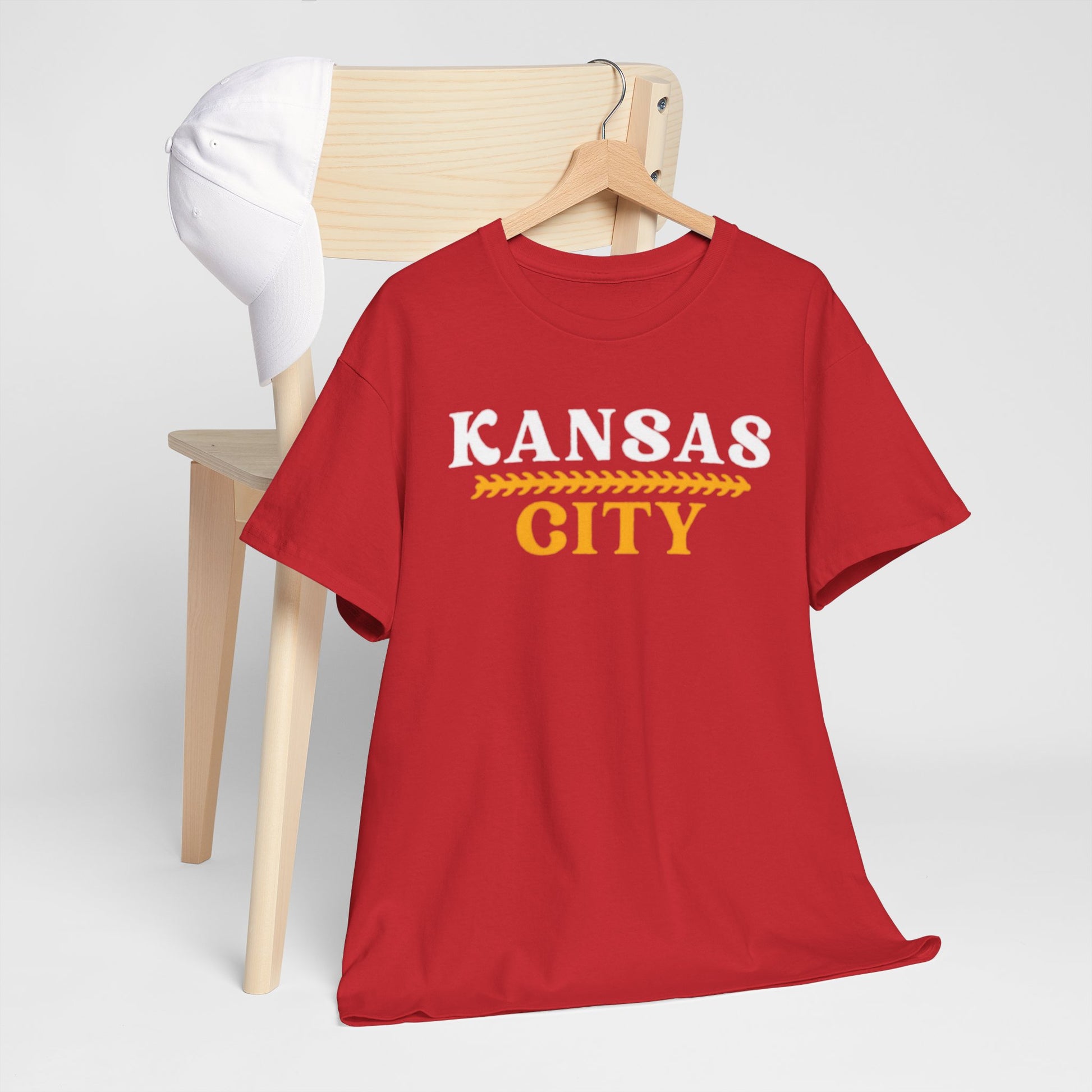 Firebrick Kansas City Tee — Vintage Collegiate Orange T-Shirt