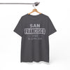 White Smoke San Francisco Golden State Heritage T-Shirt – 1848 City Streetwear Graphic Tee