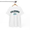 White Smoke Columbus Ohio 1812 Tee — City Graphic T-Shirt