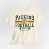 Packers Football T-Shirt — Retro Helmet & Stripes Fan Tee – game day outfit, breathable comfort wear, image 1.0