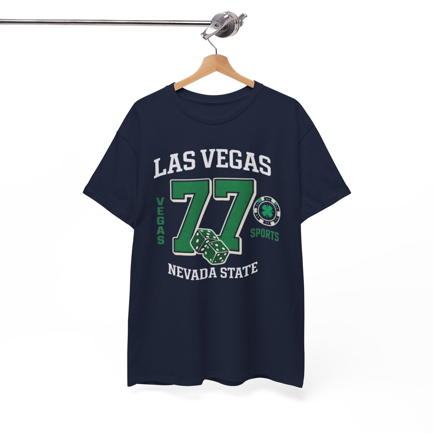 Las Vegas 77 Nevada State Tee – Retro Sports Casino Graphic T-Shirt – lightweight game day shirt, nfl fan apparel, image 1.0
