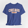 Dark Slate Blue Chicago Football T-Shirt — Vintage Collegiate Team Tee