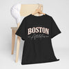 Dark Slate Gray Boston Athletics Tee — Vintage Collegiate T‑Shirt