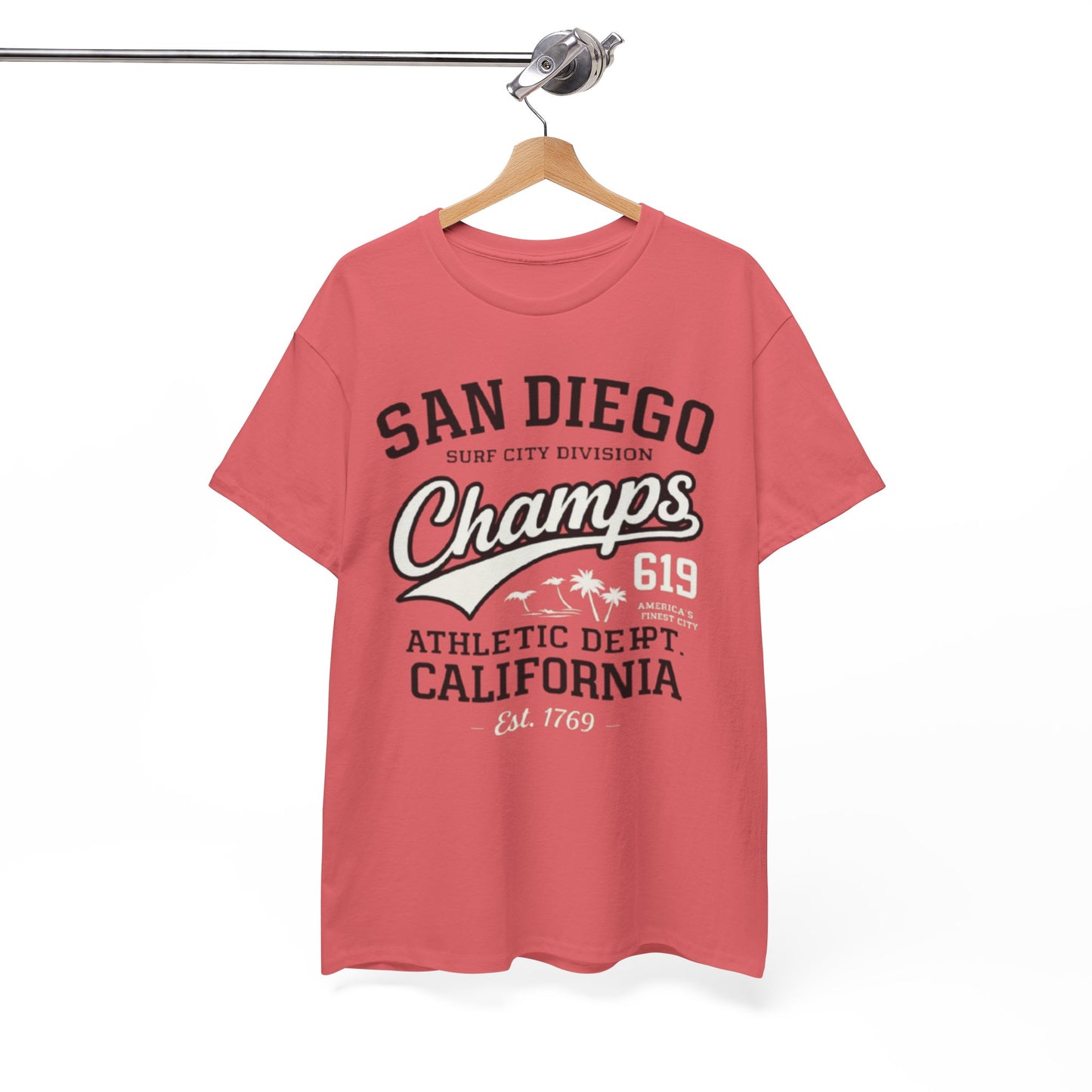 San Diego 619 T Shirt – Surf City Champs Athletic California Tee