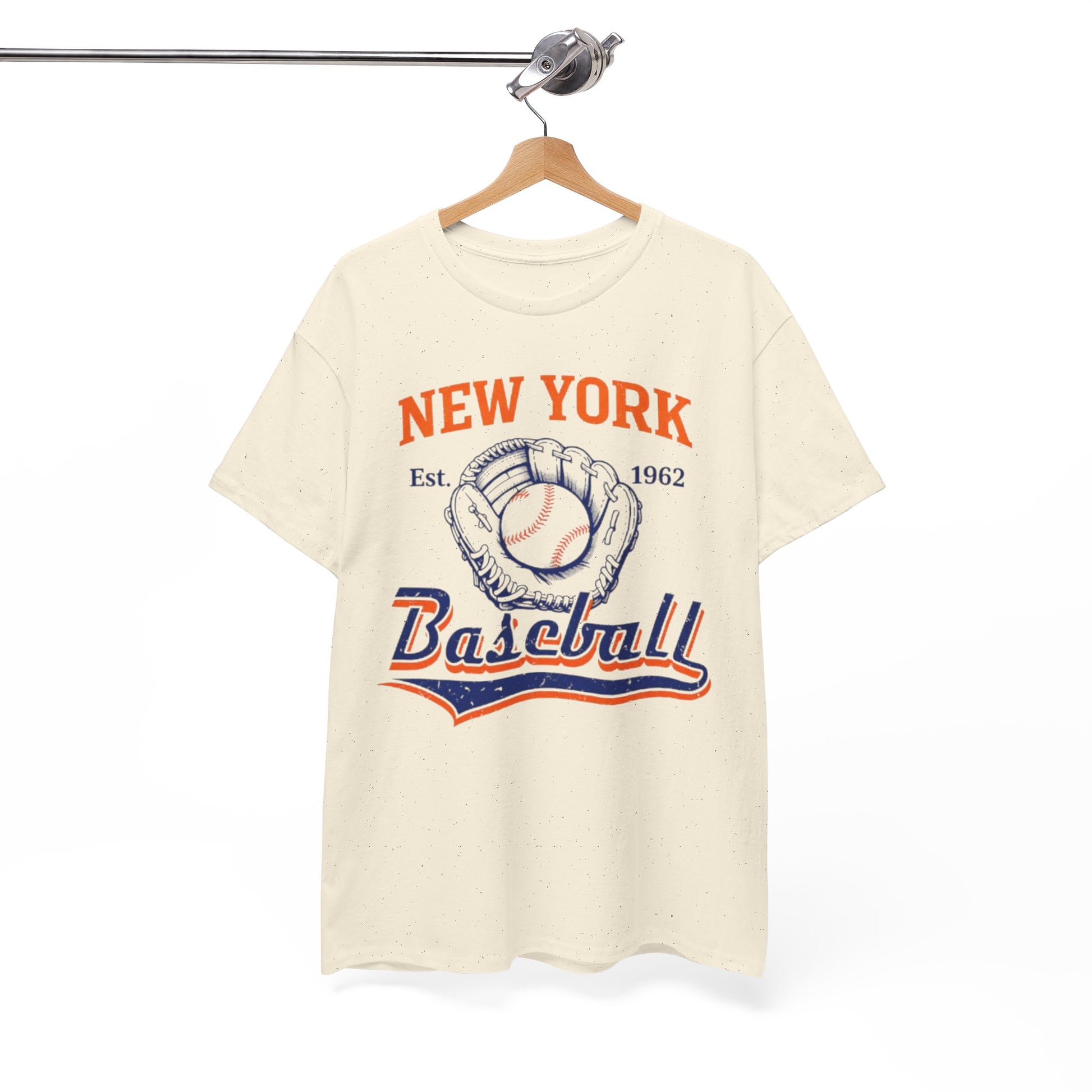 White Smoke New York Baseball Vintage Graphic Tee