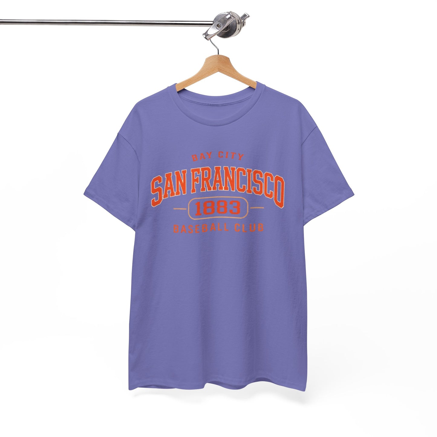 White Smoke San Francisco Bay City Baseball 1883 T Shirt – Vintage Athletic Streetwear Tee