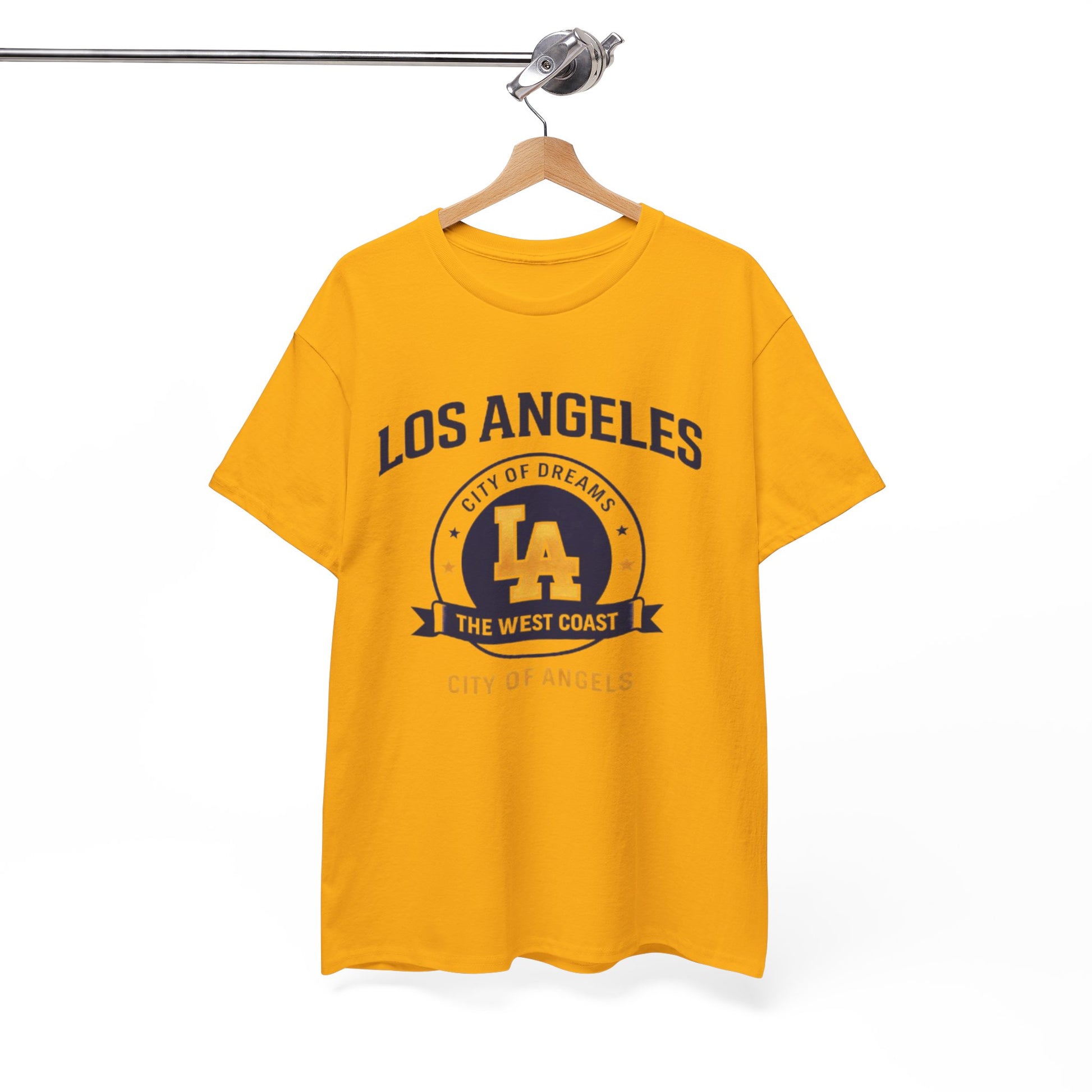 White Smoke Los Angeles LA varsity Tee sporty t shirt