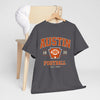 Dim Gray Austin Football Graphic Tee – Vintage Collegiate Football Shirt