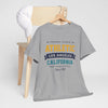 Dark Gray Athletic Los Angeles California Tee — Vintage West Coast Sports T-Shirt