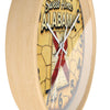 Sweet Home Alabama Vintage Wall Clock