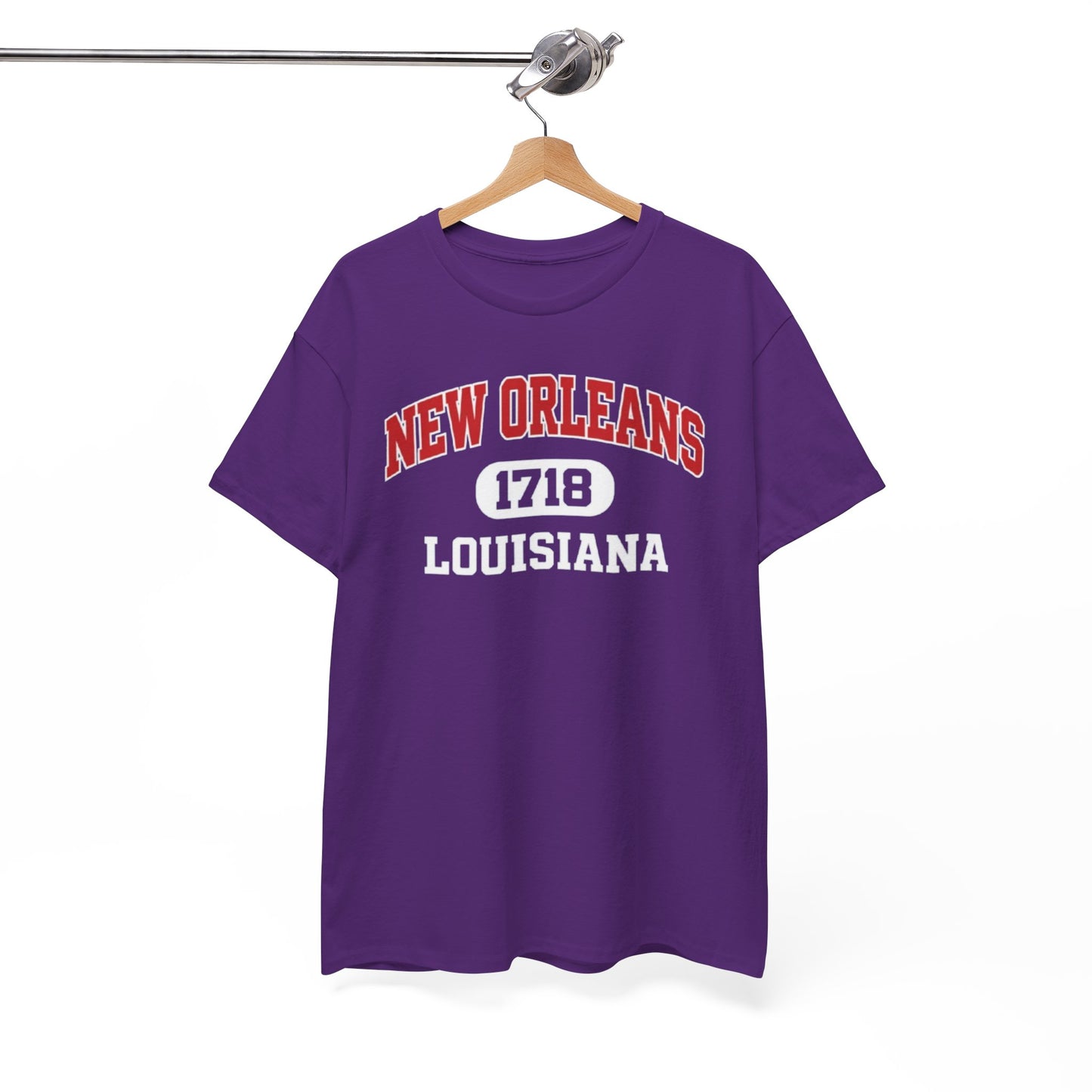 New Orleans 1718 Louisiana Tee — Vintage Collegiate City T-Shirt