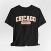 Black Chicago Football T-Shirt — Vintage Collegiate Team Tee