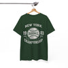 White Smoke Baseball Championship T-Shirt — New York 1903 Vintage Sports Tee