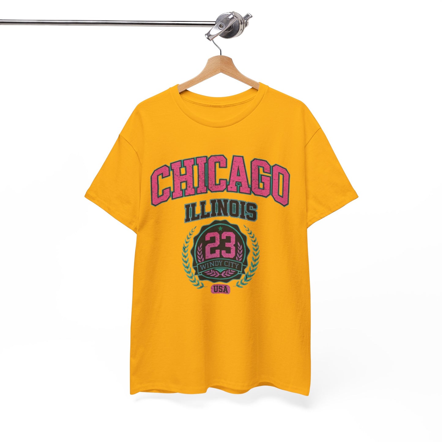 White Smoke Chicago Illinois Windy City 23 T-Shirt – Urban Basketball Streetwear Tee