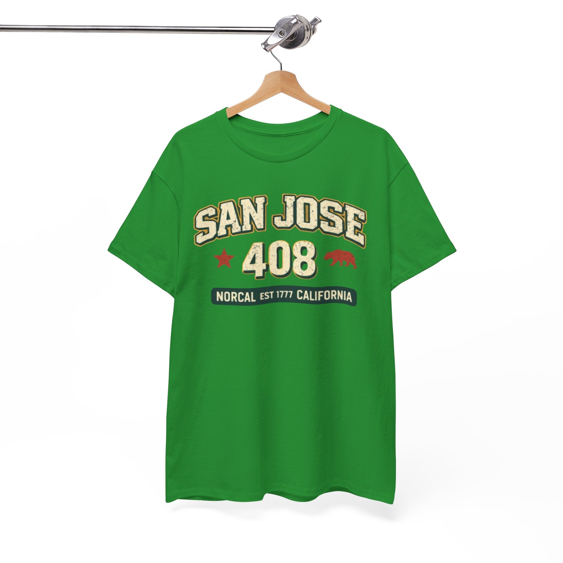 San Jose 408 T-Shirt — NorCal California Retro City Tee West Coast vintage shirt streetwear fashion product image 5
